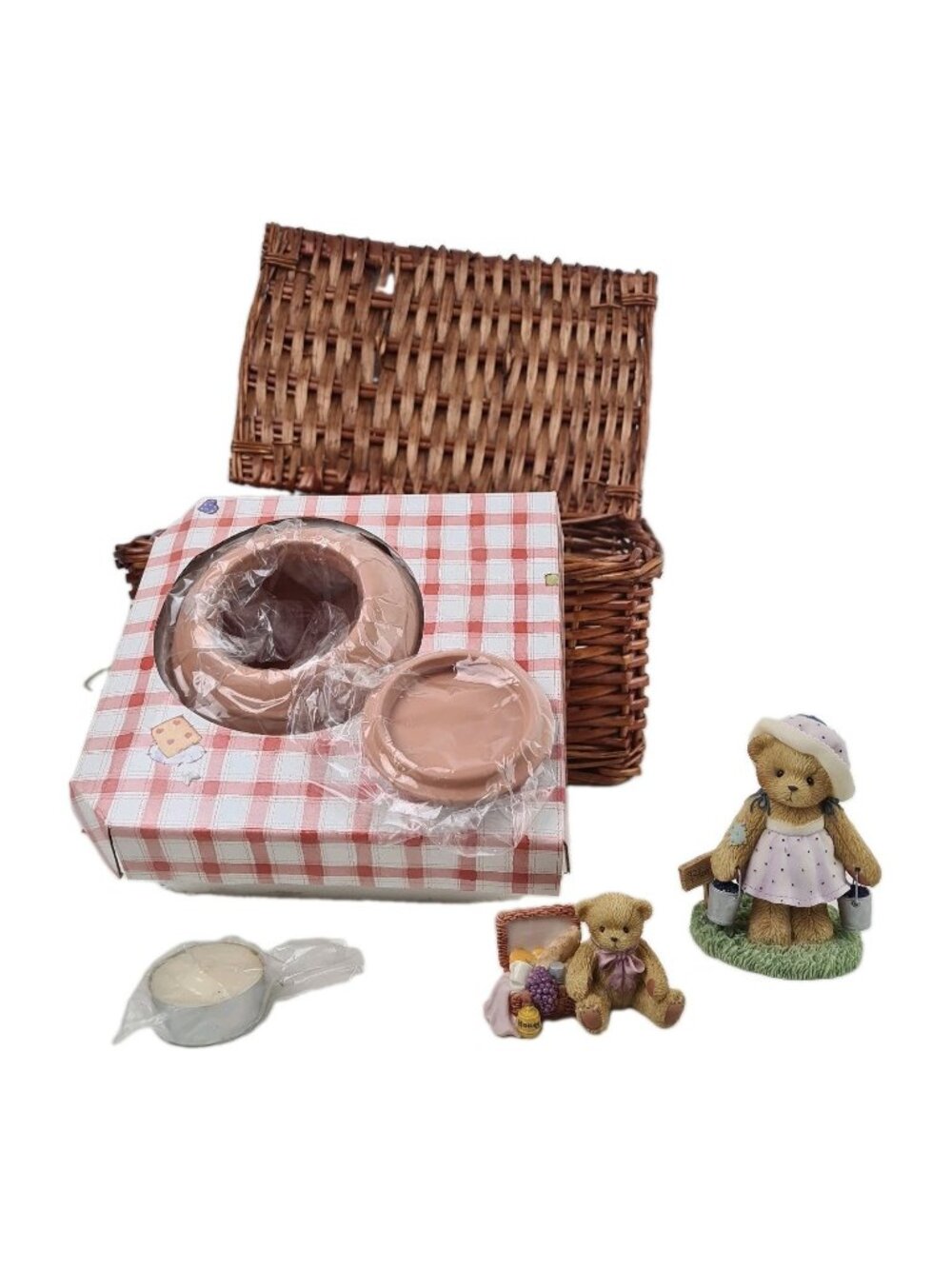 Cherished Teddies Leah CT009 Purple Dress Charter Club Kit w 111576 Lowell